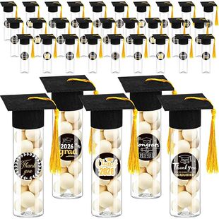 Tassel Graduation Hat Candy Pipe Graduation Party Candy Box