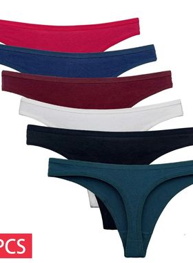 5 PCS/Set Cotton Panties G-String Women Panties Sexy Underwe