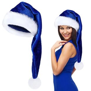 Super Long Christmas Hats Soft Comfortable Velvet Christmas