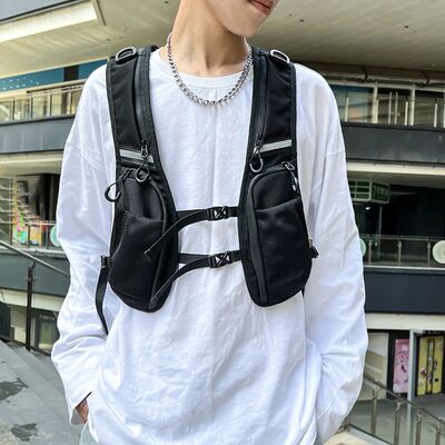 Hip-hop Streetwear Chest Rig Bag for MenWaterproof Tactical