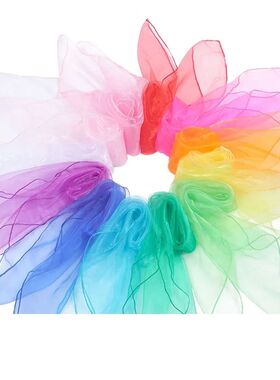 New Chiffon Nylon 60x60cm Yarn Scarf Dense Sewing Edge Mesh