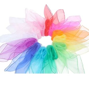 New Chiffon Nylon 60x60cm Yarn Scarf Dense Sewing Edge Mesh