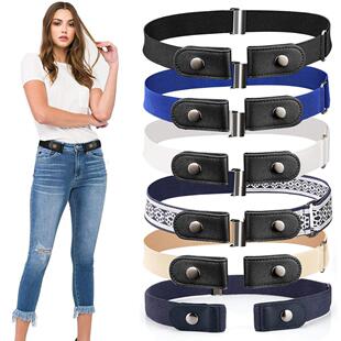 Bel Buckle Elastic Women‘s Plus Belt Free Stretch