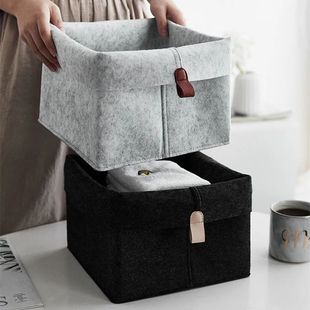 Storage Baskets Home Various Laundry Felt Bathroom Clothes