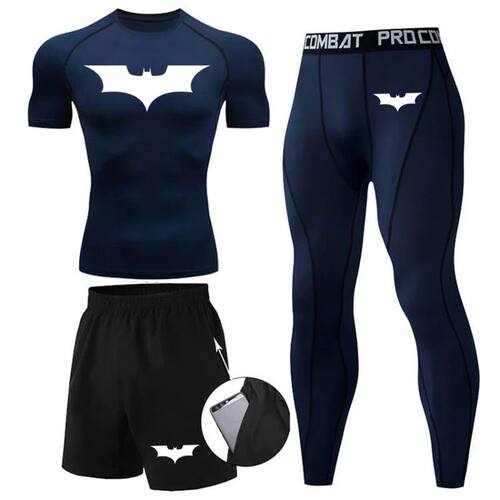 Quick Dry Running Shirt Men Rashgard Fitness Sport Gym T-Shi