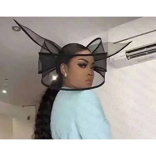 New Black Fascinator Wedding Pillbox Hat Women Elegant Fasci