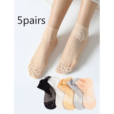 Socks For Women Spring And Autumn Thin Silk Stockings Cotton