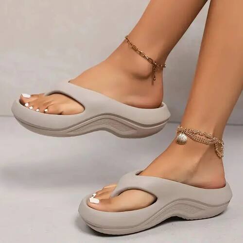 Thick Platform Eva Flip Flops For Women Summer Clip Toe Non