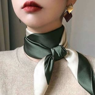 Fashion Print Silk Hairbands Scarf Women Spring New Elagant