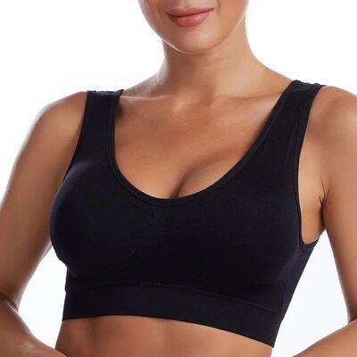S-7XL Plus Size Thin Non-underwire Bra Zero Bondage Women's