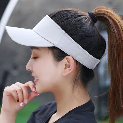 Sun Hat Women Baseball Cap Summer White Sun-Proof Caps Empty
