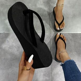 Slippers Summer Shoes Women Wedges Sandals Slides Beach Home