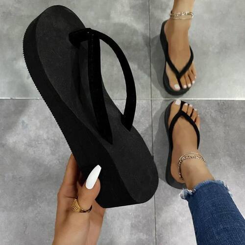 Slippers Summer Shoes Women Wedges Sandals Slides Beach Home