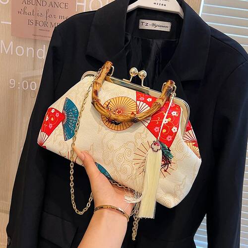 Evening Clutch Bag For Women Bride Wedding Clutch Purse Chai