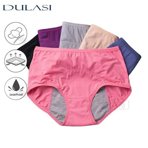 3pcs/Set Leak Proof Menstrual Panties Women Period Underwear