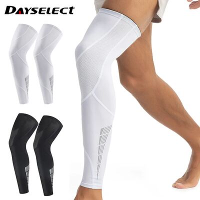 Cycling Knee Pads Extended Leg Guard Elastic Hosiery Anti-Sl