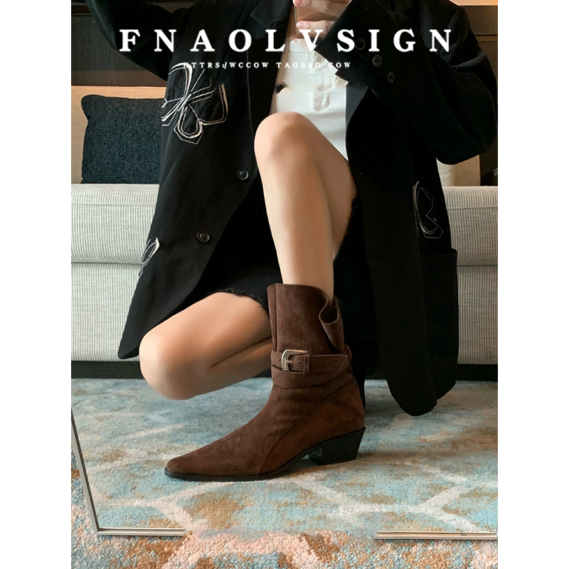 【现货！免费试穿】西部骑士靴