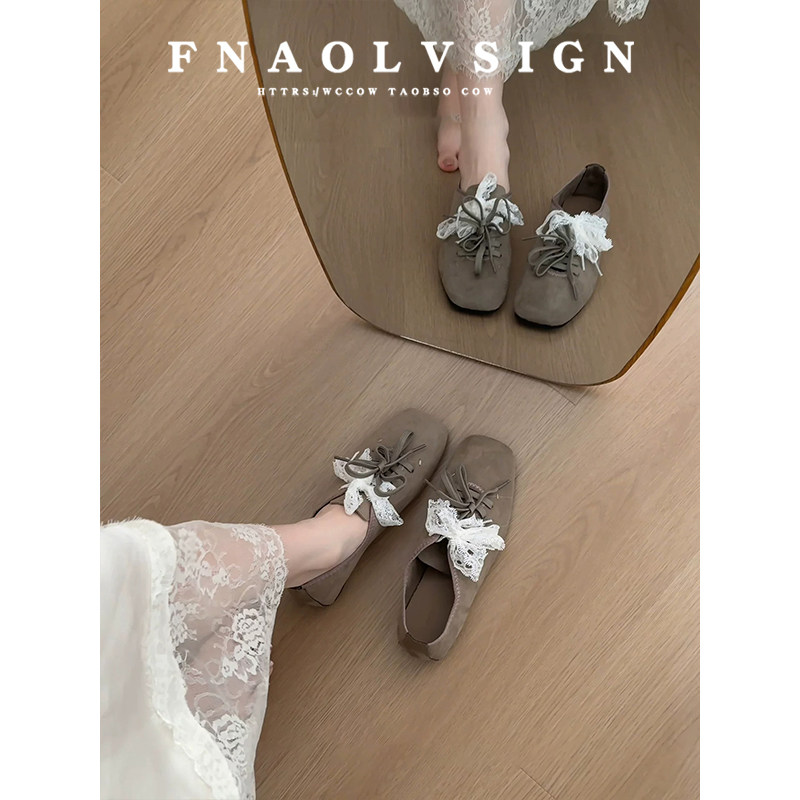 羊皮版~复古轻便休闲运动鞋系带软底德训鞋女百搭平底户外徒步鞋,女鞋,勃肯鞋/软木鞋,淘宝优惠券,粉丝福利购,淘宝优惠卷