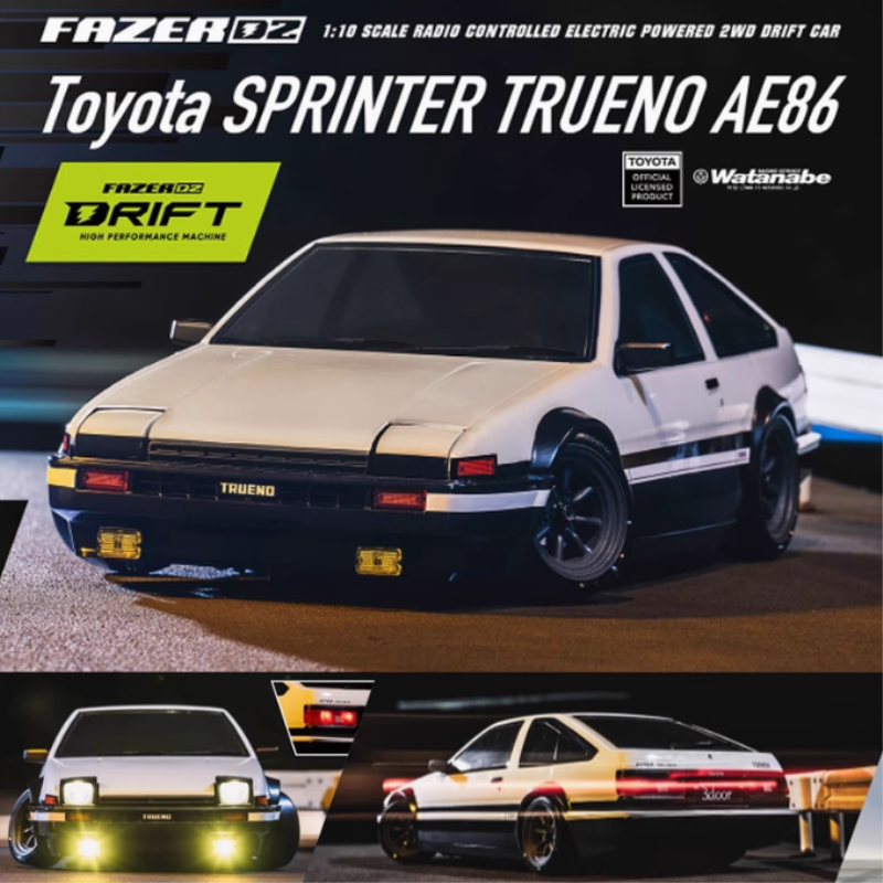 Kyosho/京商 FazerD2 AE86 1/10 2WD遥控电动 后驱漂移车 34501T1