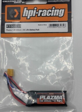 HPI VENTURE18 1:18 丰田 海拉克斯  原厂电池 2s7.4v600毫安xt30