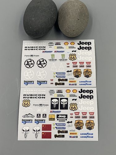 toprc定制jeep牧马人贴纸