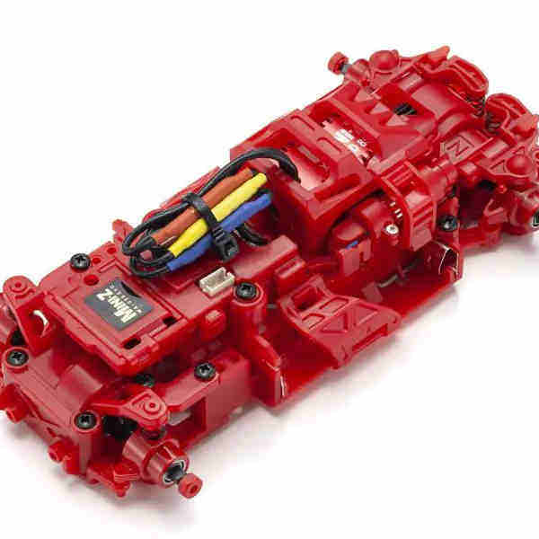 KYOSHO 京商 MINI-Z 全轮驱动 MHS/ASF2 MA-030EVO 底盘车架 红色