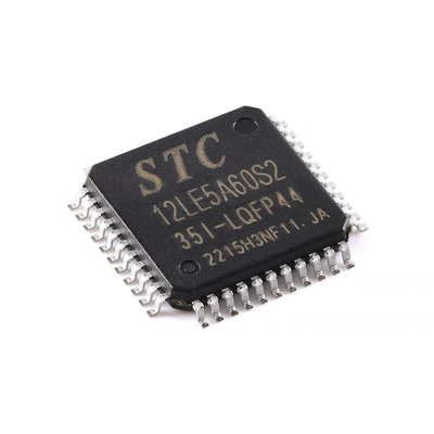原装正品 贴片 STC12LE5A60S2-35I-LQFP44 单片机