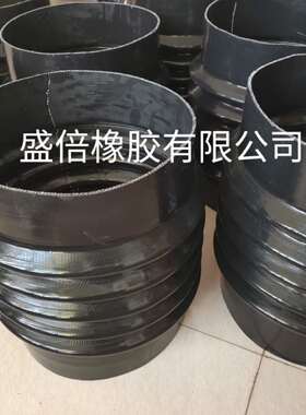 大口径橡胶硅胶波纹软管化工pvc管道软接头内径220 250 273排污水