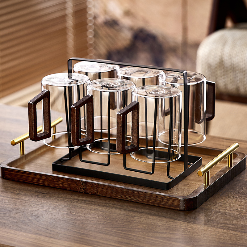 日本玻璃杯泡茶杯子水杯家用套装