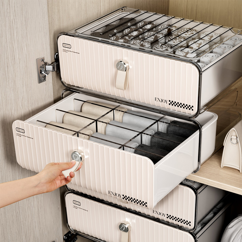 日本抽屜式內衣收納盒