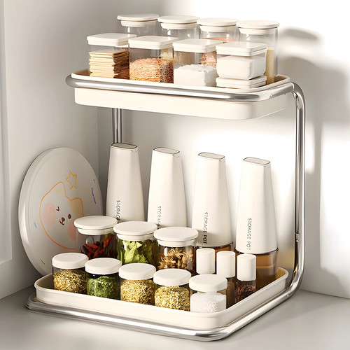 日本调料品置物架厨房多功能收纳
