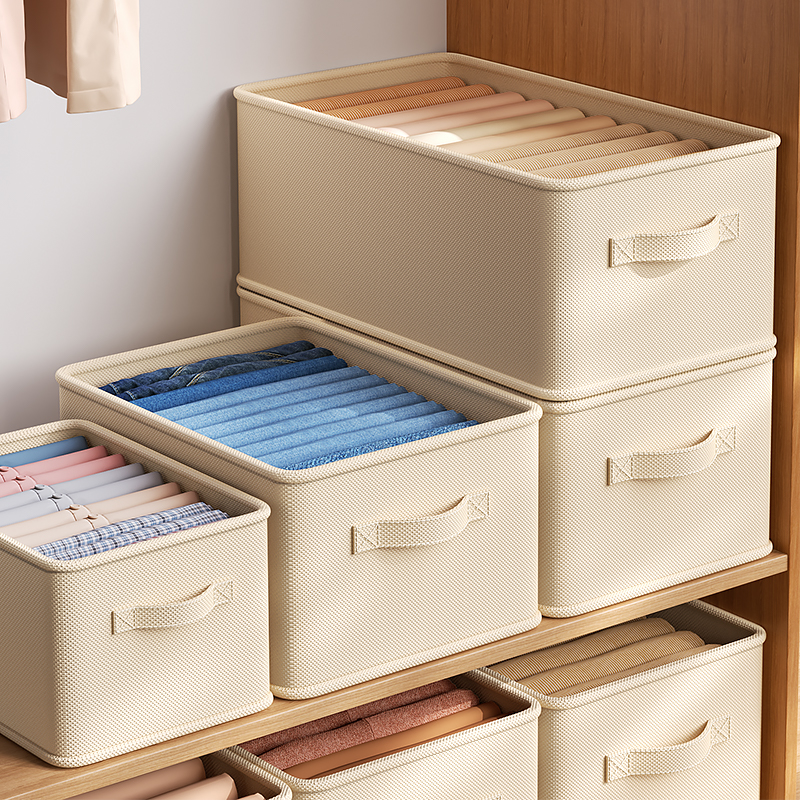 日本家用阳离子衣服收纳整理盒