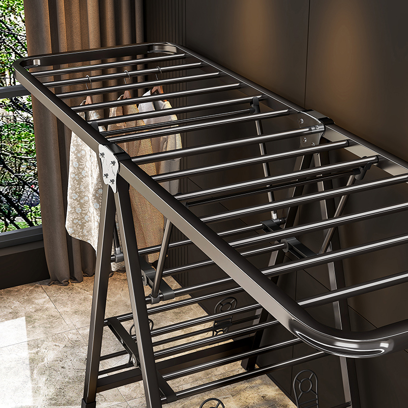 日本防锈の折叠晾衣架