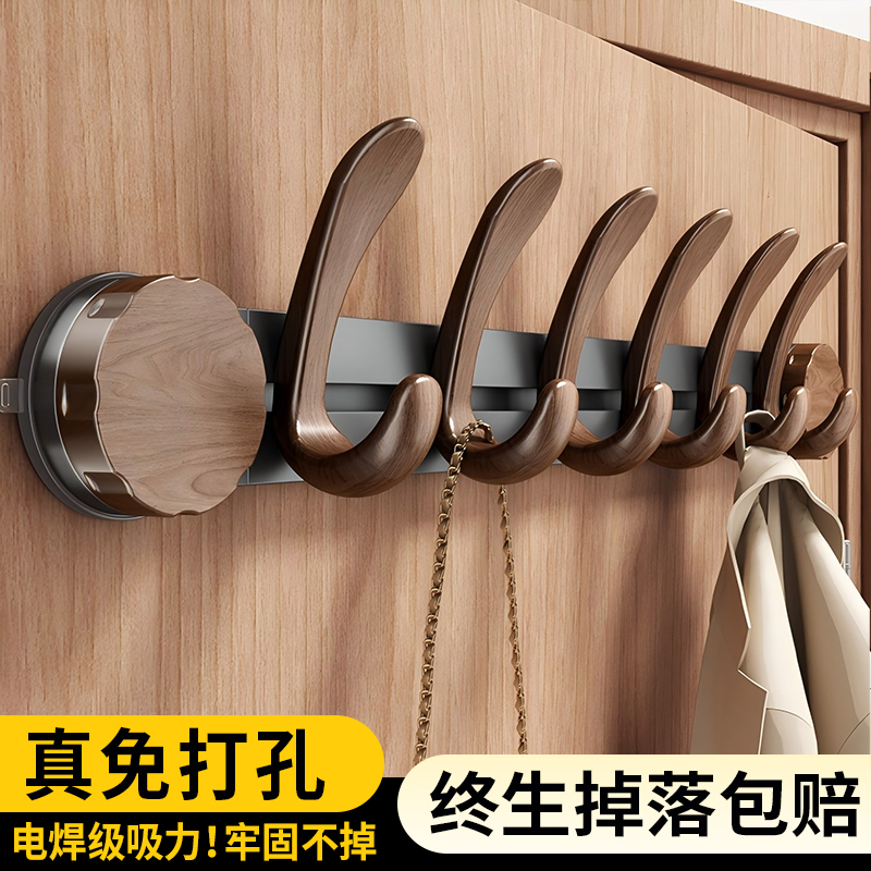 日本门后免打孔吸盘挂钩强力承重