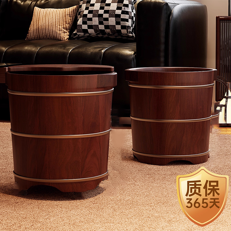 日本足浴桶木桶家用洗脚桶