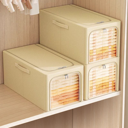 日本4个装衣服收纳箱家用