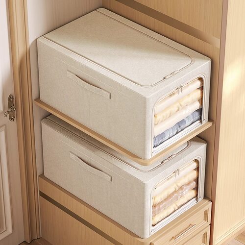 日本4个装衣物收纳箱箱