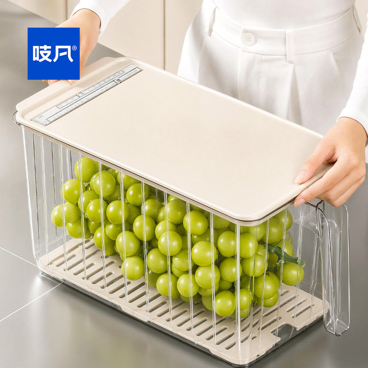 日本冰箱收纳盒整理盒保鲜盒食品级专用蔬菜鸡蛋冷冻神器储物盒子