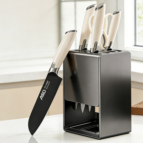 台置刀架置物架壁挂免打孔刀座