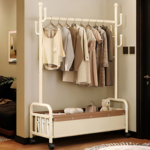日本入户挂衣架落地卧室家用衣服2025新款晾衣架子加粗加厚可移动