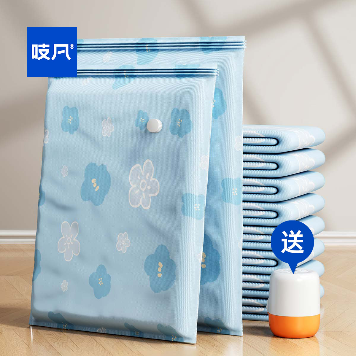 日本真空压缩袋收纳袋衣服被子专用家用牛津布羽绒服衣物棉被袋子