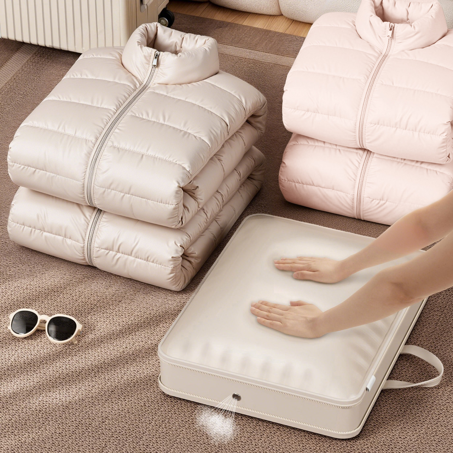 日本旅行收纳袋行李箱衣物整理包衣服压缩旅游内衣出差分装收纳包