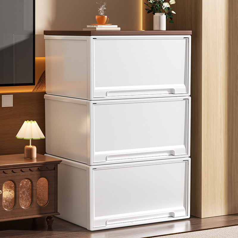 日本斗柜客厅电视柜旁小边柜抽屉收纳柜靠墙卧室五斗置物储物柜子