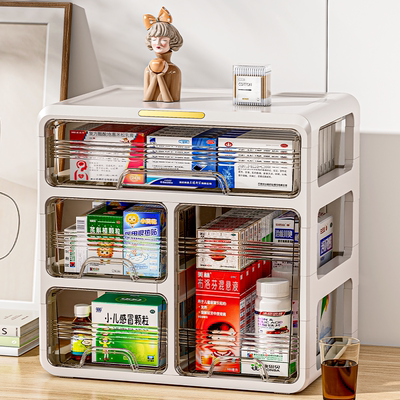 日本药箱家庭装药物收纳盒