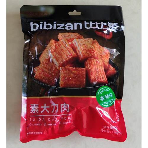 比比赞素大刀肉辣条休闲食品