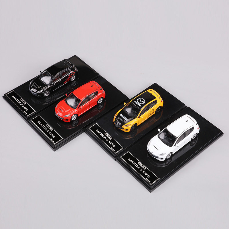 GCD 1:64马自达3 MPS仿真合金汽车模型收藏摆件