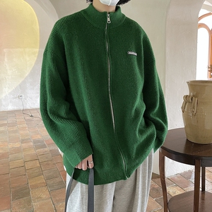 胸标开衫毛衣外套针织衫 814-1-M602-P78 （100聚酯纤维）图片