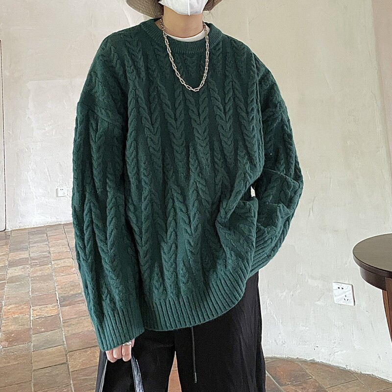 麻花毛衣针织衫男女814-1-M806-P68控89(聚酯纤维）,男装针织衫/毛衣,星座814-1