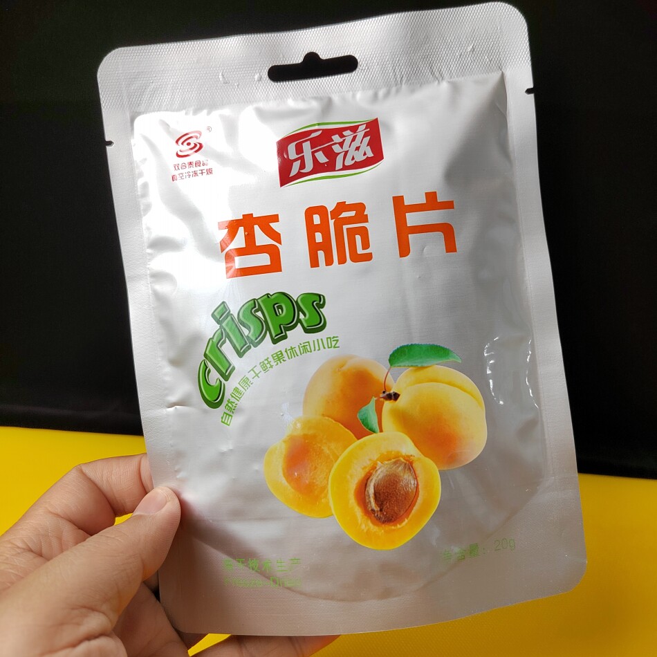 包邮烟台乐滋冻干杏脆片健康美食图片