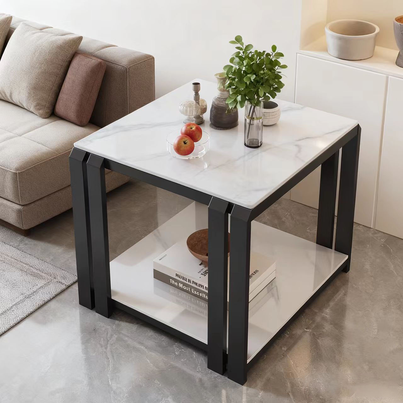 北欧现代简约岩板茶几台面定制餐桌面沙发侧边柜茶几台面置物桌